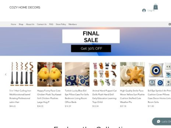 cozyhomedecors.net